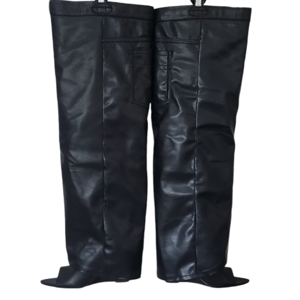 Liliana Peep Toe Knee High Boot - Picture 2 of 7